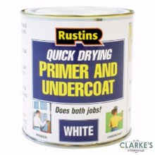 Rustins Primer / Undercoat White 1 Litre