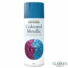 Rust-Oleum Coloured Metallic Spray Paint Blue 400 ml