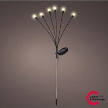 Solar 6 Light Stake Light Warm White Solar 6 Light Stake Light Warm White