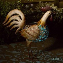 Solar Silhouette Cockerel - Garden Lit Decoration Solar Silhouette Cockerel - Garden Lit Decoration