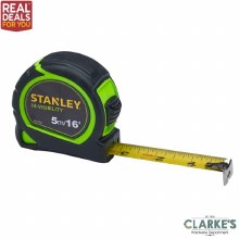 Stanley Hi-Vis Tylon Tape 5m