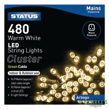 480 LED Warm White Cluster Lights