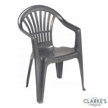 Picture of Plastic Garden Chair Grey