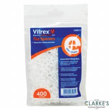 Vitrex Essential Tile Spacers 3 mm Pack 400