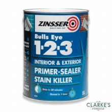 Zinsser Bulls Eye 1-2-3 Primer - Sealer, Stain Killer 1 Litre