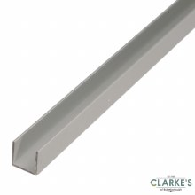 Aluminium U Profile 8/10mm/1m