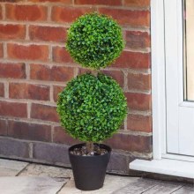Duo Topiary Tree Faux Garden Decor 60 cm Duo Topiary Tree Faux Garden Decor 60 cm