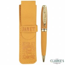 History & Heraldry Bamboo Signature Pen - Janet