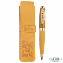 History & Heraldry Bamboo Signature Pen - Linda