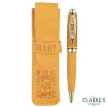 History & Heraldry Bamboo Signature Pen - Mary