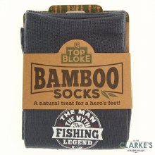 History & Heraldry Personalised Bamboo Socks - Fishing