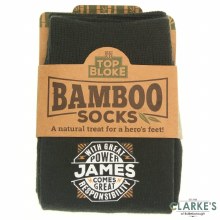History & Heraldry Personalised Bamboo Socks - James