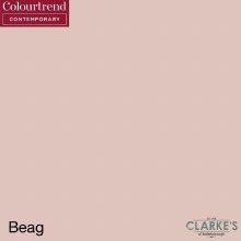 Colourtrend Contemporary Ceramic Matt Paint Beag Colour 1 Litre