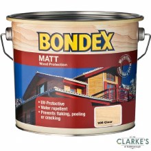 Bondex Matt Wood Protection Clear 2.5 Litre