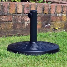 Round Rattan Effect Parasol Base 20kg