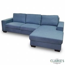 Boston Corner Sofa Right Chaise Light Blue Boston Corner Sofa Right Chaise Light Blue