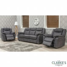 Brooklyn 1 Seater Recliner Charcoal Brooklyn 1 Seater Recliner Charcoal