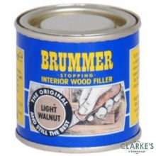Brummer Stopping Interior Wood Filler Light Walnut 250g