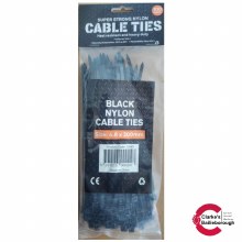 BuildWorx Cable Ties Black 4.8 x 200mm