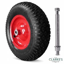 Wheelbarrow 16 inch Spare Pump Wheel with Axis