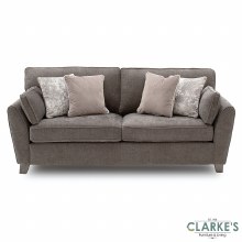Cantrell 3 Seater Sofa Mushroom Grey Cantrell 3 Seater Sofa Mushroom Grey
