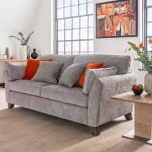 Cantrell 3 Seater Sofa Silver Cantrell 3 Seater Sofa Silver
