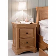 Carmen Oak Bedside Locker