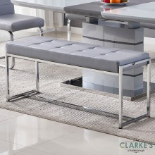 Chantelle Dining Bench Grey