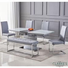 Chantelle Dining Set with Bench