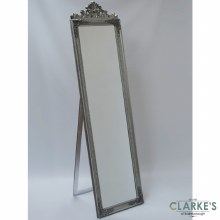 Cheval Silver Free Stand Mirror 45 x 170 cm