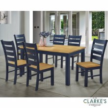 Columbia Dining Set Navy