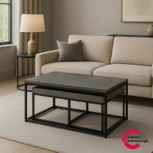 Combo Living Coffee Table and Side Tables Set