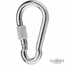 Connex Spring Hook / Carabiner Stainless Steel 8 x 80 mm
