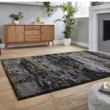 Craft 19788 Black / Gold Rug 120 x 170cm