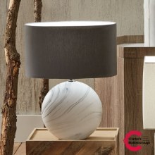 Crestola Marble Effect Ceramic Table Lamp