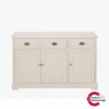 Croft Linen Pine Wood Large Sideboard