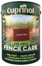 Cuprinol Fence Care Autumn Red 5Ltr