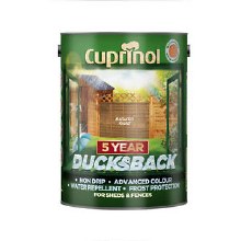 Cuprinol 5 Year Ducksback Autumn Gold 5 Litre Cuprinol 5 Year Ducksback Autumn Gold 5 Litre