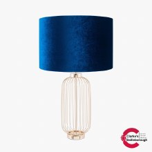 Dania French Gold Metal Wire Table Lamp