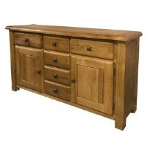 Danube Weathered Oak Large Sideboard