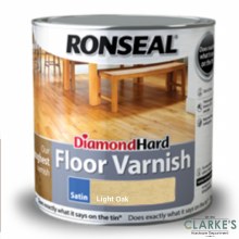 Ronseal Diamond Hard Floor Varnish Light Oak 2.5 Litre