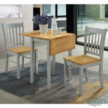 Dropleaf Dining Set Grey