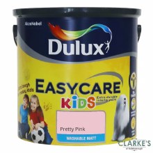 Dulux Easycare Kids Paint Pretty Pink 2.5 Litre