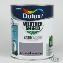 Dulux Weather Shield Satinwood Paint Brushed Lavender 750 ml