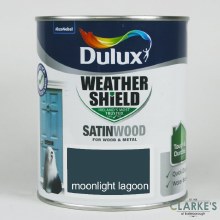 Dulux Weather Shield Satinwood Paint Moonlight Lagoon 750 ml