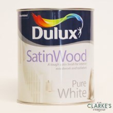 Dulux Satinwood Pure White 750 ml
