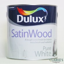Dulux Satinwood Pure White 2.5 Litre