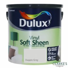 Dulux Vinyl Soft Sheen Paint Dapple Grey 2.5 Litre