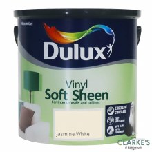 Dulux Vinyl Soft Sheen Paint Jasmine White 2.5 Litre