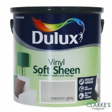 Dulux Vinyl Soft Sheen Paint Merrion Grey 2.5 Litre